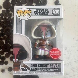Star Wars Funko Pop Jedi Knight Revan #430 GameStop Exclusive - NIB